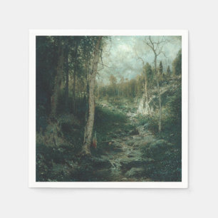 Een oude open plek Schilderij (1881) - Servetten