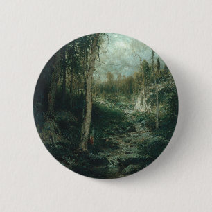 Een oude opruimschilderij (1881) - Knoop Ronde Button 5,7 Cm