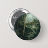 Een oude opruimschilderij (1881) - Knoop Ronde Button 5,7 Cm (Voorkant /achterkant)