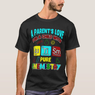 Een ouder-S-liefde voor het kind met autisme zuive T-shirt