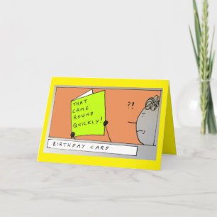 Een oudere Birthday Joke-kaart krijgen Feestdagen Kaart