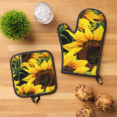 Een Ovenwant & Pannenlap Set (Top down)