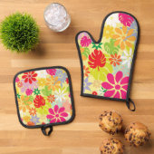 Een Ovenwant & Pannenlap Set (Top down)