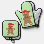 Een Ovenwant & Pannenlap Set (Voorkant / Achterkant)