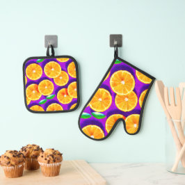 Een Ovenwant & Pannenlap Set