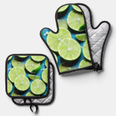 Een Ovenwant & Pannenlap Set (Voorkant / Achterkant)