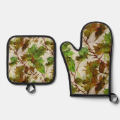 Een Ovenwant & Pannenlap Set (Voorkant)