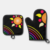 Een Ovenwant & Pannenlap Set (Voorkant)