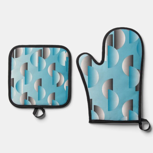 Een Ovenwant & Pannenlap Set (Voorkant)