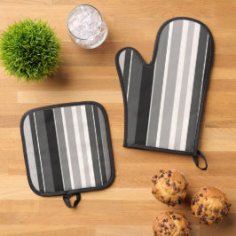 Een Ovenwant & Pannenlap Set