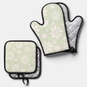 Een Ovenwant & Pannenlap Set (Voorkant / Achterkant)