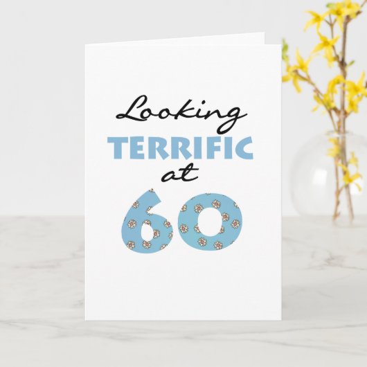 Een overweldigend beeld van 60 kaart (Gele Bloem)