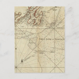 een overzicht van de banken van Newfoundland Briefkaart