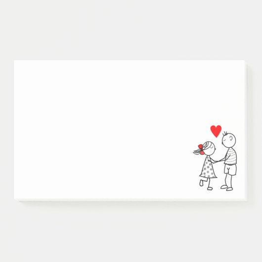 Een paar artikelen waar je van houdt post-it® notes (Voorkant)