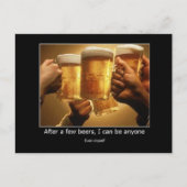 Een paar biertjes Briefkaart (Voorkant)