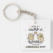 "Een paar blondjes" Sleutelhanger (Voorkant)
