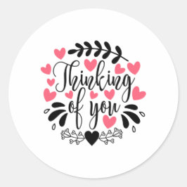 Een paar cadeautjes denken aan jou ronde sticker