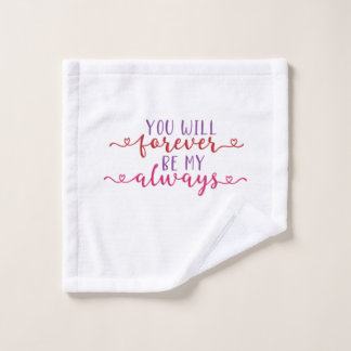 Een paar cadeautjes die je nooit mijn altijd zult  washandje