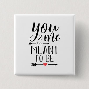 Een paar cadeautjes die jij en ik hebben... vierkante button 5,1 cm