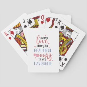 Een paar cadeautjes ons liefdesverhaal is mijn fav pokerkaarten