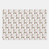 Een paar cent houdt van het ompakken van papierbla inpakpapier vel (Voorkant)