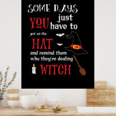 Een paar dagen dat je de dag moet vieren poster (Keuken)