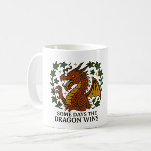 Een paar dagen later wint de draak koffiemok