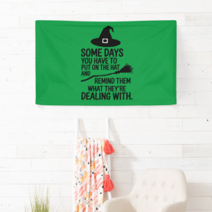 Een paar dagen moet je het Pet halloween aandoen Spandoek