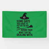 Een paar dagen moet je het Pet halloween aandoen Spandoek (Horizontaal)