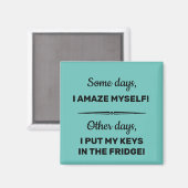 Een paar dagen waanzinnig voor mij magneet (Voorkant / Achterkant)