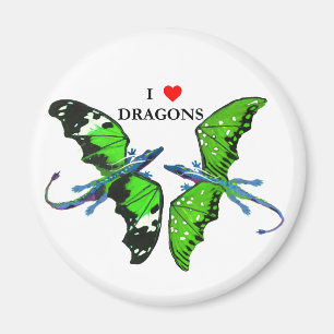 Een paar dragons magneet