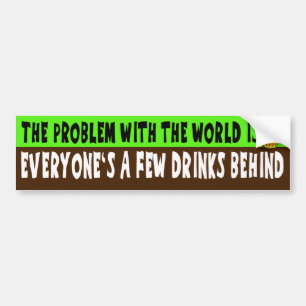 Een paar Drinken achter de Bumpersticker