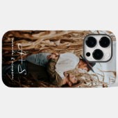 Een paar foto's van het script monogrammen Case-Mate iPhone case (Achterkant (horizontaal))
