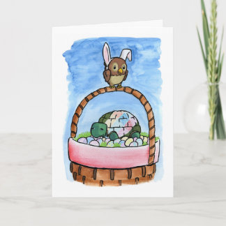 Een paar Hoesje van de Mand Feestdagen Kaart