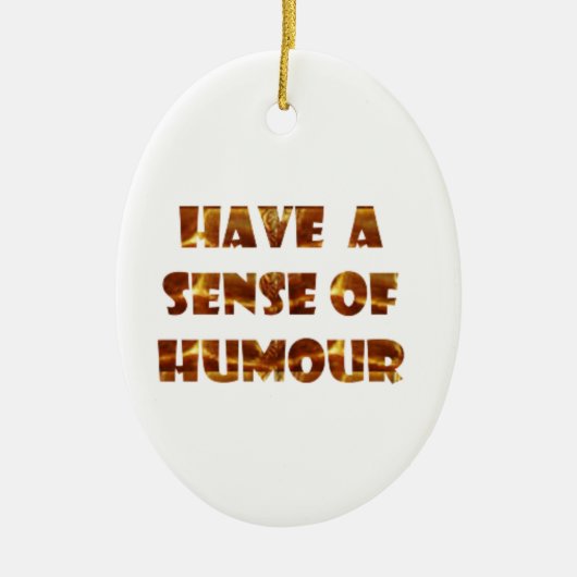 Een paar Humor hebben Keramisch Ornament (Voorkant)