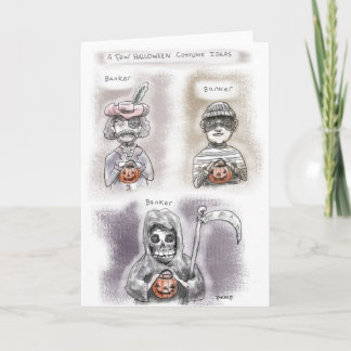 Een paar Ideeën van het Kostuum van Halloween Kaart