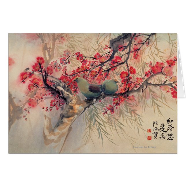 Een paar in de lente (Voorkant Horizontaal)