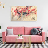 Een paar in voorjaar canvas (Insitu (Woonkamer))