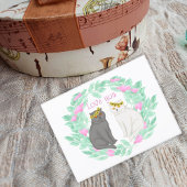 Een paar katten houden van je briefkaart