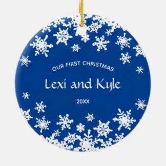 Een paar kerstavond keramische keramische decorati keramisch ornament