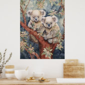 Een paar koala's poster (Keuken)