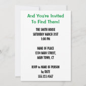 Een paar koeienvangers hunt wat eieren kaart (Achterkant)