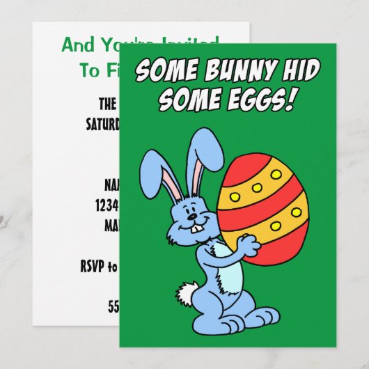 Een paar koeienvangers hunt wat eieren kaart (Voorkant / Achterkant)