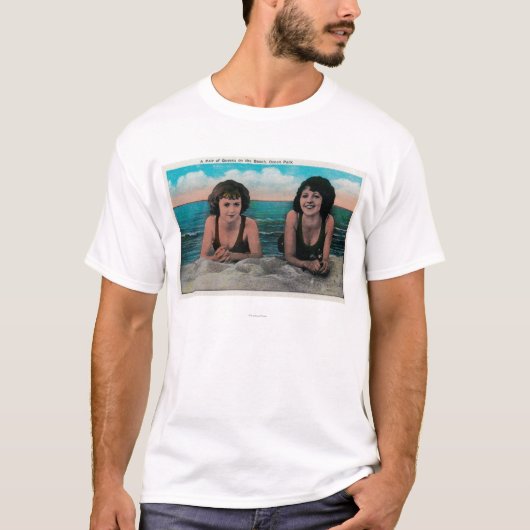 Een paar koninginnen op de strand, Ocean Park T-shirt (Voorkant)