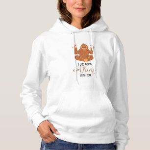 Een paar kunst die ik graag met je doe hoodie