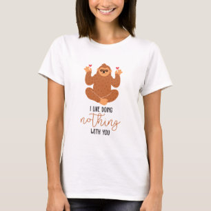 Een paar kunst die ik graag met je doe t-shirt
