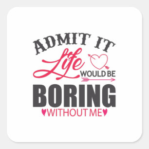 Een paar kunst geeft het leven vierkante sticker