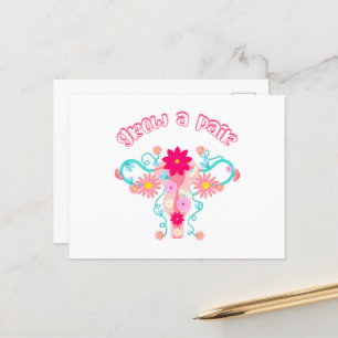 een paar laten groeien - feministische rechten voo briefkaart