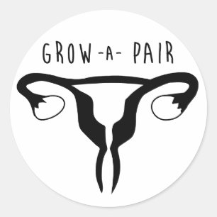 Een paar laten groeien- Sticker