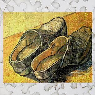 Een paar leren klompen door Vincent van Gogh Legpuzzel